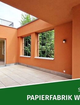 ERSTBEZUG sanierte Papierfabrik | Wohntraum am Wasser mit großem Atrium u. Südwest-Terrasse u.v.m. - Schkeuditz