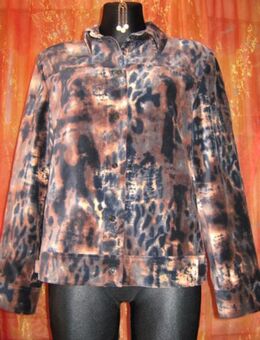 NEU * Ausgefallen * Original VINTAGE * Animal- Style * Samt * Jacke "Betty Barclay" Gr. 40- 42/ M * braun- terra * - Riedlingen