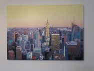 Bild auf Keilrahmen Skyline New York (gemalt, kein Kunstdruck) - Ebersbach (Fils)