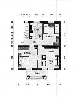 3 Zimmer Wohnung - Backnang