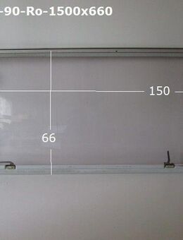 Knaus Wohnwagenfenster ca 150 x 66 gebraucht (Roxite 94 D399) zB Knaus Azur 590 - Schotten Zentrum