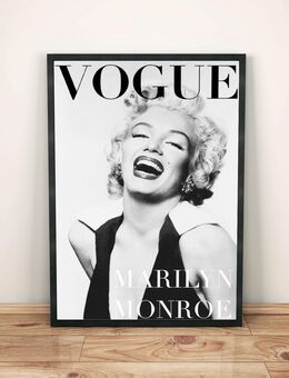 Marylin Monroe Vogue Poster Wandbild Bild Kunstdruck - Wegberg