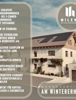 ... AIGNER - Quartier am Wintererhof - exzellente Neubauwohnung im 1.OG in gehobener Ausführung ... - Mühldorf (Inn)