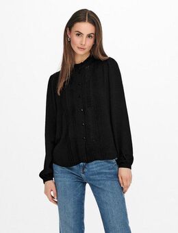 JDY Rüschenbluse JDYELLIS L/S LACE SHIRT WVN NOOS