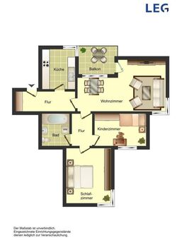 3-Zimmer-Wohnung in Kamen Methler - Kamen