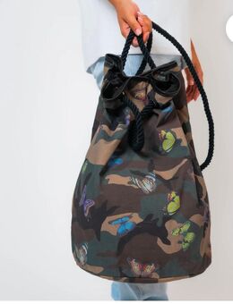 Stuff Maker - Beutelrucksack in Camo Butterfly - Bielefeld Zentrum