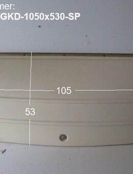 Frankia Wohnwagen Gaskastendeckel ca. 105 x 53 gebr. Sonderpreis (zB 540) - Bugfrontdeckel / Bugklappe / Gasklappe / Flaschenkastendeckel / Flaschenkastenabdeckung - Schotten Zentrum