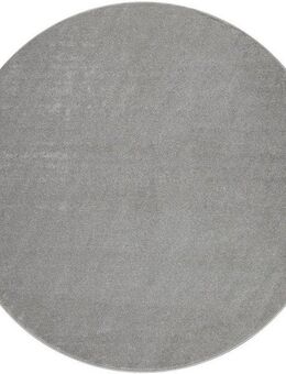 Paco Home Teppich Porto 890, rund, Höhe: 13 mm, Kurzflor, Uni-Farben, ideal im Wohnzimmer & Schlafzimmer