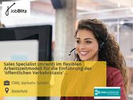 Sales Specialist (m/w/d) im flexiblen Arbeitszeitmodell für die Einführung des 'öffentlichen Verkehrstaxis' (Voll-/Teilzeit) - Bielefeld