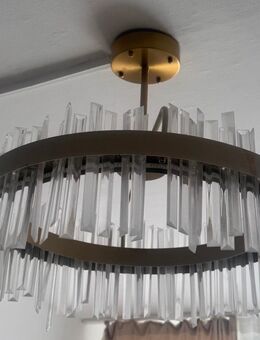Deckenlampe / Kronleuchter Gold Kristall LED - Berlin