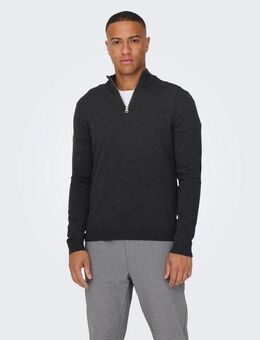 ONLY & SONS Strickpullover ONSALEX REG 12 HALF ZIP KNIT