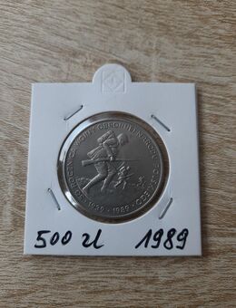 Polen 500 Zloty 1989 Wojna Obronna . Münze - Unna