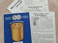 alte Unterlagen Dr. Weisse-Dauerdose 50er-70er - Fulda Zentrum
