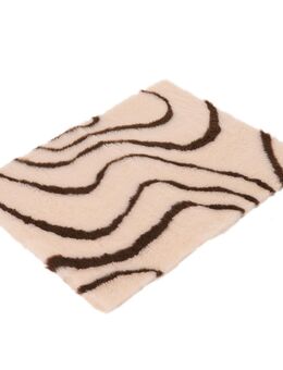 Sparpaket: Vetbed® Isobed SL Wave, creme/braun + Vetbed® Isobed SL Paw, schwarz - 2 x Größe L