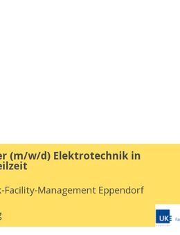 Projektleiter (m/w/d) Elektrotechnik in Vollzeit / Teilzeit - Hamburg