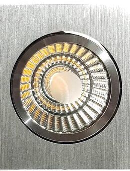 LED Einbaustrahler - eckig (L 53903-S/F), Metall - 52 Stück im Karton - Polch