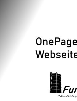 Professionelle Website OnePager | ab 179,90 € | inkl. Hosting - Oberhausen