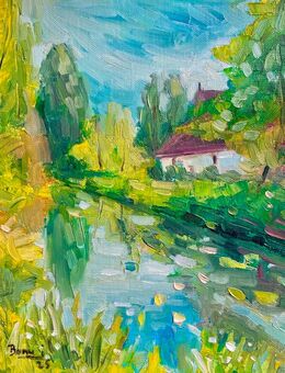 Ölfarben auf Leinwand 20x30cm - Ochtrup