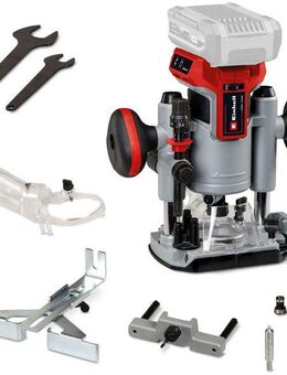Einhell Akku-Fräse TP-RO 18 Li BL - Solo, Oberfräse ohne Akku und Ladegerät