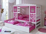 Ticaa Hausbett Lio, Hausbett, inkl. Zusatzbett und Rollrost