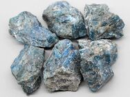 Esoterik Rohsteine Deko - 800g große APATIT Stücke schönes blau - Colditz