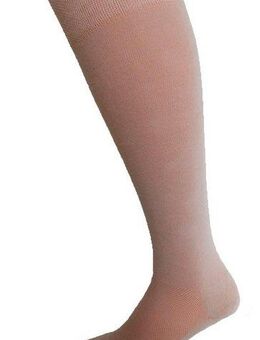 Fußgut Diabetikersocken Venenfreund Kniestrümpfe mit Airchannel Fußbelüftung (2-Paar) verstärkte Fußpolsterung, weiter Bund, Druckentlastung, bequemer Bund