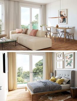 FAMILIENTRAUM: Weitläufige 5-Zimmer-Wohnung mit 3 BALKONEN, 2 BÄDERN und EBK im Neubauquartier 'Ferdinand's Garden' - Berlin