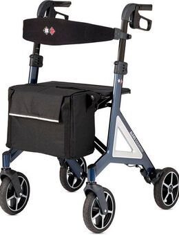 Bischoff & Bischoff Rollator Alevo Country Rollator, faltbar - für innen und außen, mit Profil-Bereifung, Sitzhöhe 51 cm
