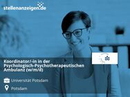 Koordinator/-in in der Psychologisch-Psychotherapeutischen Ambulanz (w/m/d) - Potsdam