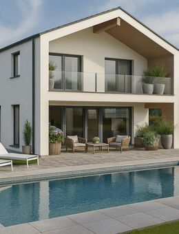 Moderne Stadtvilla inkl. Grundstück provisionsfrei aus einer Hand - Schloßvippach