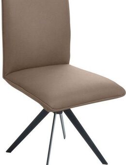 K+W Komfort & Wohnen Drehstuhl, Blitzdrehkreuz und Rückholfunktion, dekorativer 12mm Biese