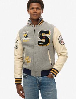 Superdry Parka COLLEGE PATCHED BOMBER JACKET