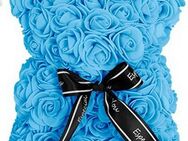 Linder Exclusiv GmbH Dekofigur Rosenbär 25 cm Rosen-Bär Bastelschaumstoff Dekoration, mit Schleife "Especially for You"