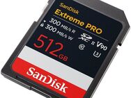 Sandisk SDXC Extreme PRO Speicherkarte (512 GB, UHS-I Class 10, 300 MB/s Lesegeschwindigkeit)