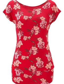 LASCANA Longshirt mit breitem Bund aus weichem Viskose-Stretch
