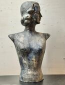 Vintage Damen Schmuck Büste Juwelier Collier Display Reklamefigur in 50672