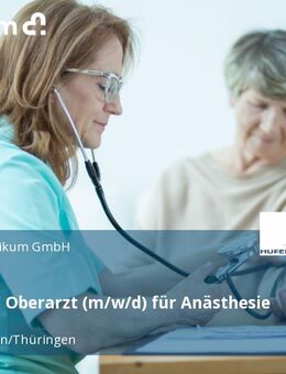 Facharzt / Oberarzt (m/w/d) für Anästhesie - Mühlhausen (Thüringen)