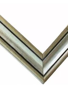 Leerrahmen Bilderrahmen-Holz-Barock-Sondermaße-alle Größen möglich 731 Silber - Holzminden