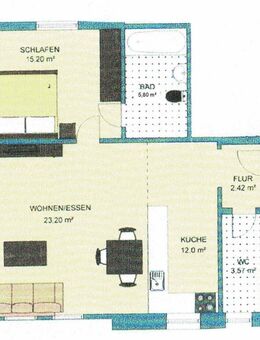Sonnige 2-Zi.-Wohnung im Großraum 88361 Altshausen / Kreis Ravensburg - Unterwaldhausen
