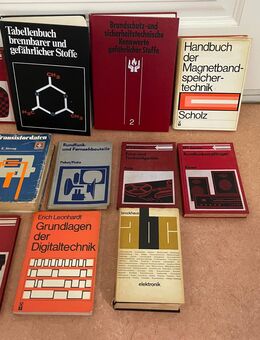 Sammlung begehrter und nicht mehr erhältlicher DDR-Technikbücher aus unterschiedlichen Verlagen - Fulda