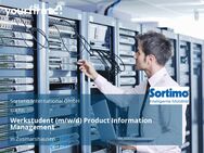 Werkstudent (m/w/d) Product Information Management - Zusmarshausen
