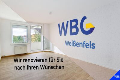 # 60qm² - 3 Raumwohnung in West mit Dusche #