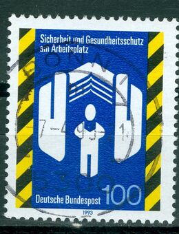 Bund gestempelt Nr. 1649 f30 Plattenfehler nach Schantl Plattenfehlerkatalog „c“ von „Deutsche“ ausgebeult, mir schönem Rundstempel. - Porta Westfalica Zentrum