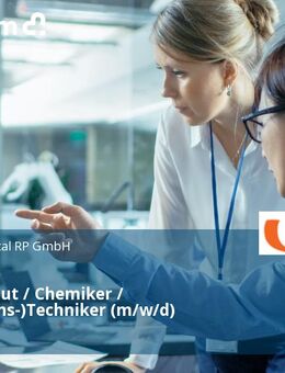 Pharmazeut / Chemiker / (Verfahrens-)Techniker (m/w/d) - Berlin
