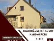 Hexenhäuschen sucht Handwerker - Einfamilienhaus mit Einliegerwohnung, bzw. Zweifamilienhaus mit Burgblick - Neuhaus (Pegnitz)