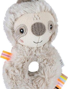 Fehn Greifspielzeug Lazy, Crazy & Pink, Ring-Greifling Faultier