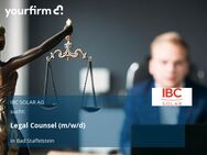Legal Counsel (m/w/d) - Bad Staffelstein