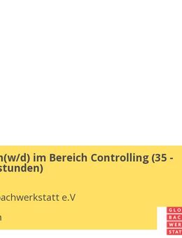 Referent (m(w/d) im Bereich Controlling (35 - 39 Wochenstunden) - München