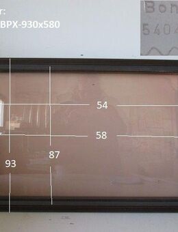 Hobby Wohnwagen Fenster LANDHAUS Bonoplex 5404/500 D449 93 x 58 bzw 87 x 54 (Lagerware -> Neue Ware mit Lagerspuren) mit Rahmen - Schotten Zentrum