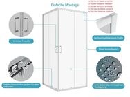 welltime Eckdusche New Trento, BxT: 120x120 cm